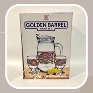 Drink set / Teapot set Golden Barrel 7 pcs / teapot set