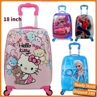 [24H]3D Cartoon 18 Inch Travel & School Trolley Kids Luggage BagPretend Play Cartoon Kids 18" Luggag