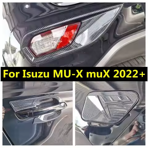 Rearview Mirror Protector Shell / Rear Fog Light Lamp / Oil Gas Tank Cap Cover Trim For Isuzu MU-X m