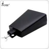 SLADE 6Inch Black Metal Cowbell Personalized Brass Cattle Cowbell Percussion Instrument