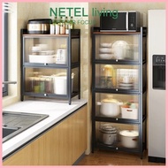❃ ۞ NETEL Kitchen Rack  Pull-out multifunctional rack Dish Racks Enclosed Dish Racks