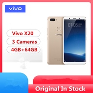 Original Vivo X20 4G LTE Mobile Phone Snapdragon 660 Android 7.1 6.01" Super AMOLED 4GB RAM 64GB ROM 12.0MP Fingerprint Face ID