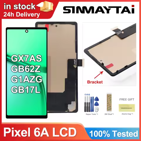 Tested For Google Pixel 6A For Google Pixel6A GX7AS GB62Z G1AZG GB17L LCD Display Touch Screen Digit