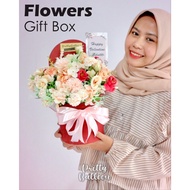 Flowers Gift Box/Artificial Flowers Box/Fake Flower Birthday Gift