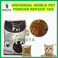 Bundling 2 PCS Universal Persian 1Kg Makanan Dry Food Kemasan Repack