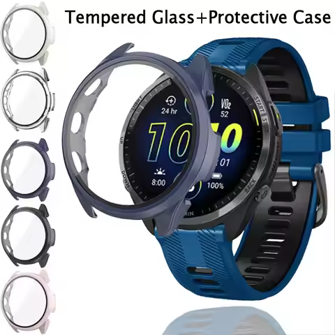PC Case+Glass For Garmin Venu 3/Vivoactive 5 All-around Screen Protective Shell For Garmin Forerunne