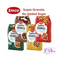 EMCO Czech Europe - Super Granola No Added Sugar (500g) | Healthy breakfast, snacks, high fibre