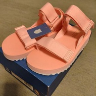 K-SWISS涼鞋 拖鞋 輕便鞋 休閒鞋 沙灘鞋 魔術貼可調鬆緊 Palladium款 Brand New Genuine Shoes Flipflops