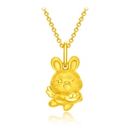 CHOW TAI FOOK 999 Pure Gold Pendant - Rabbit Angel R31018