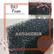 Aquarium filter media foam Bio foam pond 25 cm x 10 cm x 3.5 cm water filter media can be rinse