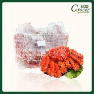 KDG [1.5 KG+-] Alaska Cooked King Crab / 熟阿拉斯加斯帝皇蟹 Ketam Laut Besar Masak Siap Sedia No Minimum Orde