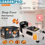 3.5L Large Capacity Deep Fryer Household Small Electric Fryer Kitchen Food Processing Frying Machine