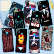 Cover Infinix Hot 11S NFC 11 Hot 9 Play Pro Hot11Soft Transparent Casing JA29 Captain America Spider