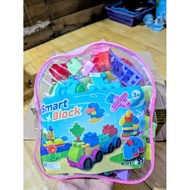 SMART BLOCK CHILDREN'S TOY BAG CONTAINS 85 PCS