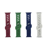 Diagonal Silicone Sports Strap Suitable for Apple iwatch S11/10/9/8 Smart Watch ultra3