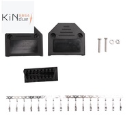 OBD2 OBD II 16 pin connector socket Diagnostic Tool Adapter OBD connector + Enclosures + Terminal + 