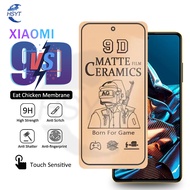 9D Soft Ceramic Matte Tempered Glass For Xiaomi POCO C65 F6 X6 M6 F5 C40 X5 X3 X4 F3 F4 M3 M4 M5 GT 