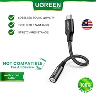 UGREEN USB C to 3.5mm Jack Earphone Cable Headphone Adapter Type C AUX USB C Audio Mic Adapter for For Huawei P40 P30 P40 Pro Honor Xiaomi Mi 11 Mi 10 Oneplus Motorola Oppo