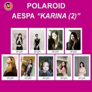Polaroid Aespa Karina NingNing Giselle Winter - Photocard Aespa