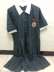 大尺碼 道明中學制服洋裝 學生制服洋裝 連身裙 二手制服 台灣女學生制服