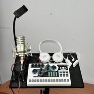 Combo chuyên thu âm livestream karaoke tiktok idol bigo bán hàng onl sound card X5 và Micro Q3 cao