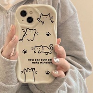 Samsung A07 4G A50S A02 A33 5G A315F A35 A32 S22 Pro S30 Case Cute Cat Soft Silicone Shockproof Cute