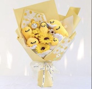 蛋黃哥公仔 全新款市面少有  蛋黃哥花束💐新設計 ，多隻蛋黃哥花束/蛋黃哥畢業花束