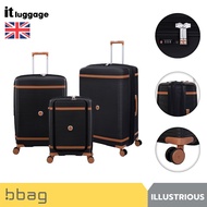 IT Luggage กระเป๋าเดินทาง รุ่น Illustrious 3108A วัสดุ PP ซิปขยาย 20% TSA Lock ช่องโน๊ตบุ๊ค 15.6" ล้