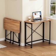 Computer Desk Writing Desk Foldable Movable Bedroom Desk Bedside Desk Household Student Study Desk D