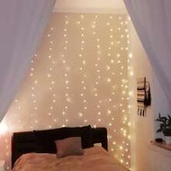 1pc 2m*2m 200 LED/3 Meters*3 Meters 300 LED Window Curtain String Lights, USB Powered Home Decor Lig