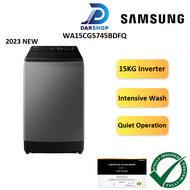 2023 Samsung Washing Machine Inverter 15KG Top Load Washer Mesin Basuh Auto Murah 洗衣机 洗衣機 WA15CG5745BDFQ Replace WA14R6380BV/FQ