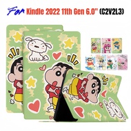 For Kindle 2022 11th Generation 6.0-inch Case Kindle C2V2L3 Ereader Protective Case Fashion Cute Cut