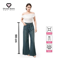 UNISOO JEANS - CK8008 Highwaist Jeans | Culottes Jeans | Highwaist Women's Jeans | Loose Jeans | Bag