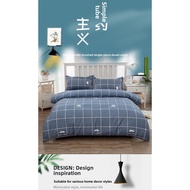 Single duvet cover, single or double bed, high-quality cotton duvet insert, duvet cover set