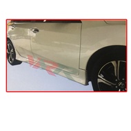 Honda Civic 10th Gen FC G10 (2016) MDL Side Skirt Door Under Lower Spoiler PU Polyurethane Bodykit - Raw Material Rubber