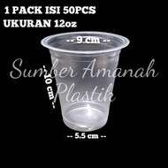 ICE CUPS 1 Roll 50 Pcs PLASTIC CUPS BOBA CUPS 12OZ 14OZ 16OZ POP ICE CUPS 12 oz 14 oz 16 oz