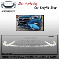 PERODUA AXIA'2023 ABS FULL SET OE BODYKIT FRONT SKIRT/SIDE SKIRT/REAR SKIRT