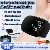 Rechargeable Wrist Blood Pressure Monitor BP Blood Pressure Machine mesin tekanan darah tinggi Test 