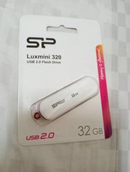 【32G】SP廣穎 Silicon-Power Luxmini 320 隨身碟 白色 SP032GBUF2320V1W