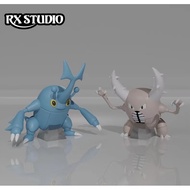 [Replenishment Huazai Model Play] RX Studio-Cat Boss & Dajia Heracross