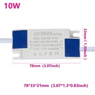 50วัตต์40วัตต์30วัตต์20วัตต์10วัตต์หลอดไฟ LED ไดร์เวอร์แสงหม้อแปลงอินพุต AC85-265V แหล่งจ่ายไฟอะแดปเตอร์ปัจจุบันสำหรับจุดไฟ LED หลอดไฟชิป