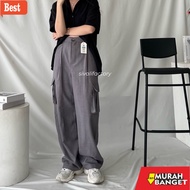 Latest Cargo Pants - SIVALI Joan Cargo Pants - Highwaist Loose Cargo - Women's Cargo Pants - Baggy P