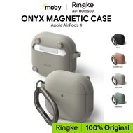 Rinkge AirPods 4 Case Onyx Magnetic | Magnetic Protective Cover