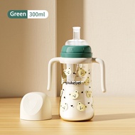 300ML Baby Milk Bottle Baby Feeding Bottle BPA FR-EE  Baby Feeding Bottle Infant Straw Bottle