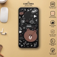 Case Vivo Y71 / Y71i / Vivo 1724 - Casing Vivo Y71 / Y71i /1724 ( Brown ) - Silikon Case – Kesing HP