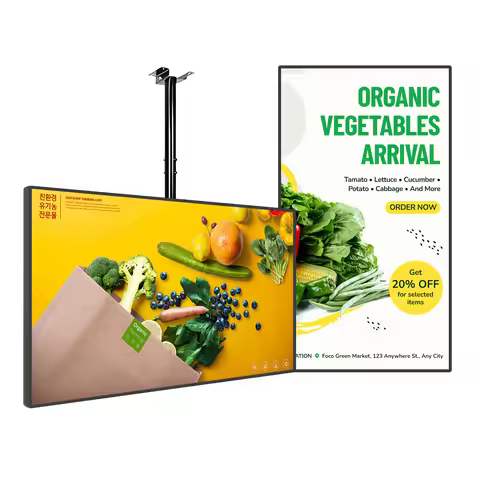 32 43 50 55 65 Inch Wall Mount Digital Signage LCD Infrared Touch Screens Advertising Display Monito