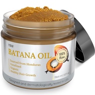 YBW Batana Oil for Hair  Dr. Sebi Organic, Natural, Pure and 100% Raw Batana Oil Paste from Honduras