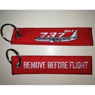 Keychain REMOVE BEFORE FLIGHT Boeing B737 Max