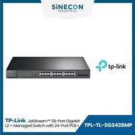 TP-Link รุ่น TL-SG3428MP JetStream 28-Port Gigabit L2+ Managed Switch with PoE+ By Sinecon