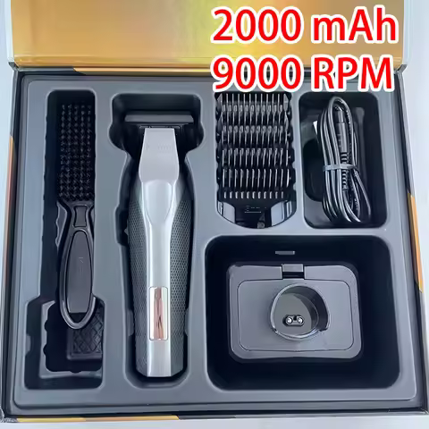 Kemei Hair Trimmer Professional Hair Clipper Electric Haircut Machine Rechargeable Hair Clipper 0MM 